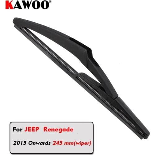KAWOO Car Rear Wiper Blades Back Window Wipers Arm For JEEP Renegade Hatchback (2015 Onwards) 245mm Auto Windscreen Styling