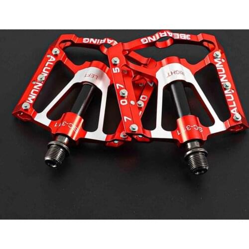 Ultralight Seal Bearings Bicycle Bike Pedals Cycling Non-slip Aluminium Alloy Detachable Pedals Flat Bicycle Parts Accessories