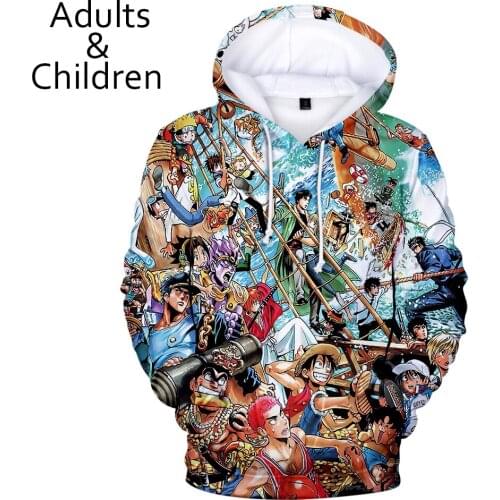 New Popular Anime character 3D Hoodies Men Streetwear Women Sweatshirts Autumn pullovers character boys girls Cool Hooded tops