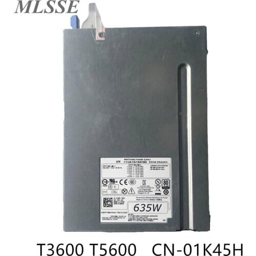 High Quality Original 635W For Dell T3600 T5600 Power Supply 1K45H 01K45H CN-01K45H DEL-D-0365ADU00-101 D635EF-00