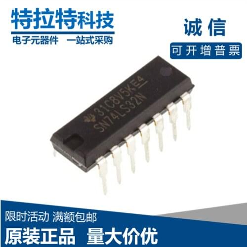 10pcs/lot HD74LS32P DIP14 HD74LS32 DIP SN74LS32N DIP-14 74LS32 new and original IC