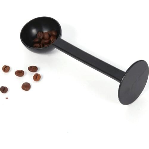 2In1 Coffee Spoon 10g Powder Measuring Spoon Dual-use Coffee Bean Scoop Powder Press Scoop Coffee Machine Kitchen Tools
