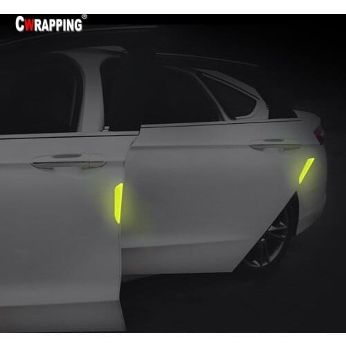 4pcs Car Door Anti Collision Scratch Protector Trim Stickers Auto Barriers Door Edge Guard Sticker Car Styling Accessories