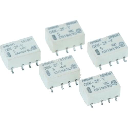 5pcs SMD G6K-2F-Y Signal Relay 8PIN For Omron Relay DC 5V