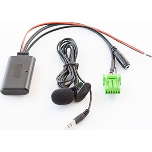 Car Wireless Bluetooth Music Aux Handsfree Microphone Module Cable Adapter for Honda Acura RDX TSX MDX CSX