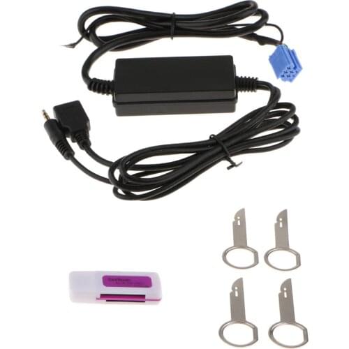 Car Cable MP3 Player Radio Interface 3.5mm Jack AUX In Adapter Kit For Audi VW Skoda Seat Car Accessories