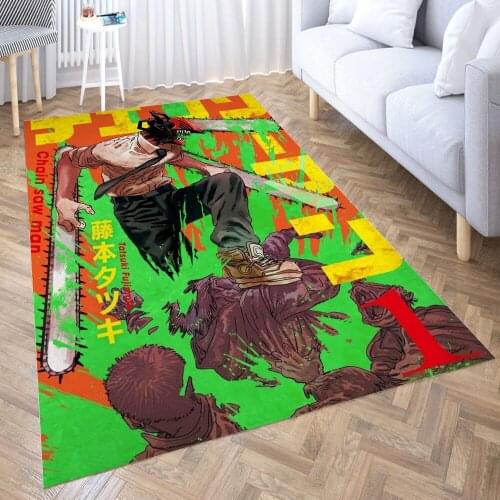 Chainsaw Man 01 Carpet Decora Home Bedroom Kitchen Anti-slip Mat Rug Doormat Aisle Floor Mat Bath Mats Doormat