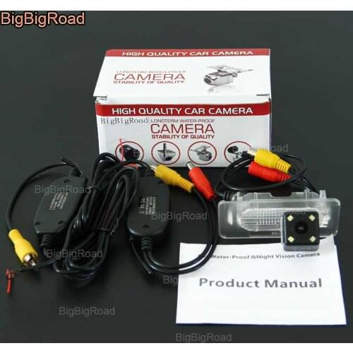 BigBigRoad For Toyota Corolla 2014 ( Russian vision ) Wireless Camera Car Rear View Reversing Camera HD CCD Parking Camera