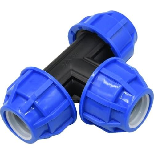 DN25 PVC PE PPR tube tee water splitter 3/4 Water pipe Quick connector T Shaped connector Water supply tube Fittings 1pcs