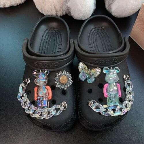 Elegant Croc Charms Cute Charms for Crocs DIY Vintage Shoe Charms Fashion Designer Charms Doll Chain Clogs Decoration for Girls