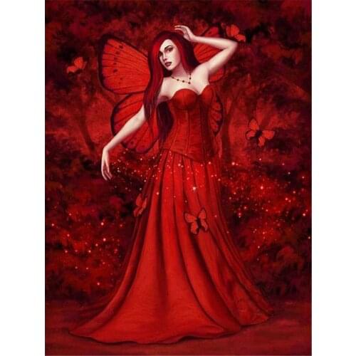 Beauty Butterfly DIY Embroidery Cross Stitch 11CT Kits Needlework Craft Set Cotton Thread Printed Canvas Home Decoration Sell