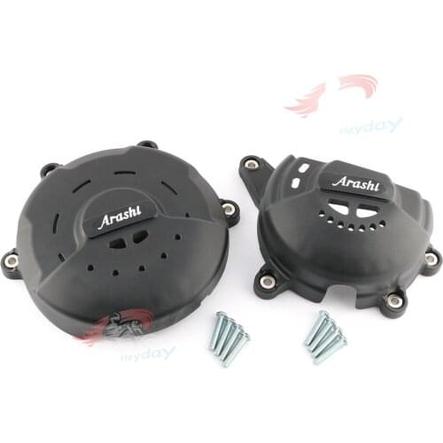 Arashi LOGO For Ducati V4 Panigale Engine Cover Set Guard Protector Engine Case Cover Guard
