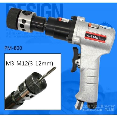 M3-M12 PM-800 portable pneumatic tapping machine, tapping machine, taps, pneumatic tools