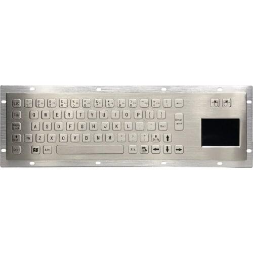 Metal Keyboard Touchpad Touch Pad With Trackpad Rugged Kiosk Keyboard Manufacturer Waterproof Touch Screen Membrane Keypad