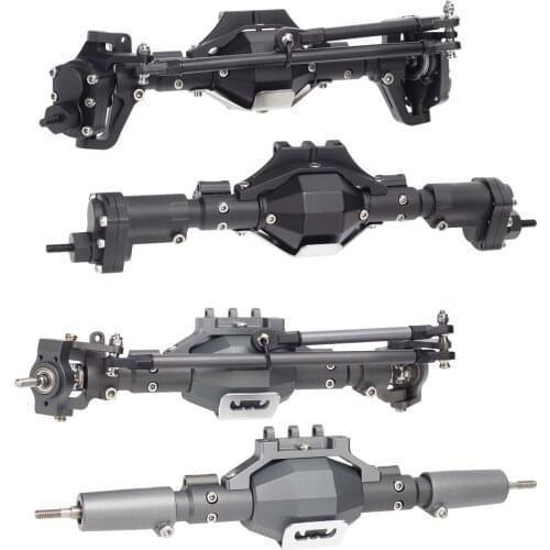 Metal Front Rear Axle for Axial SCX10 II 90046 90047 1/10 RC Crawler Parts