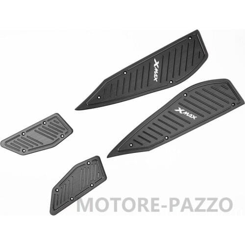 Motorcycle Modified CNC Aluminum alloy part foot mats footrest footpads pedal plate For Yamaha 2017 xmax 2018 XMAX X-MAX 250 300