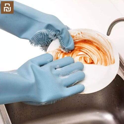 New Original mi Youpin gloves, kitchen dishwashing, toilet cleaning gloves, safety protection, high temperature resistance