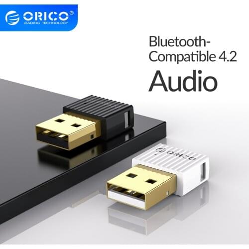 ORICO USB Bluetooth 4.2 + EDR Audio Remote Transmitter Mini Wireless Stereo Music Adapter Bluetooth Dongle For Desktop Laptop