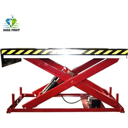 1000kgs 10m Mobile Manual Hydraulic Scissor Lift Table