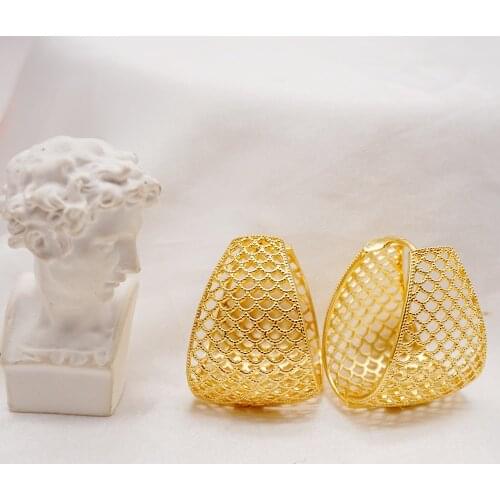 Popular Earrings Gold Drop Earrings For Women Statement Earring Female Jewelry Gift Fashion Geometric Earrings 2021