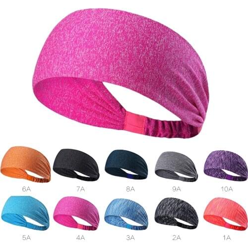 Turban-style Hairband Headband Men Sport Yoga Hair Tape Absorb Sweat Quick-drying Dance Fitness Running Cycling Headband