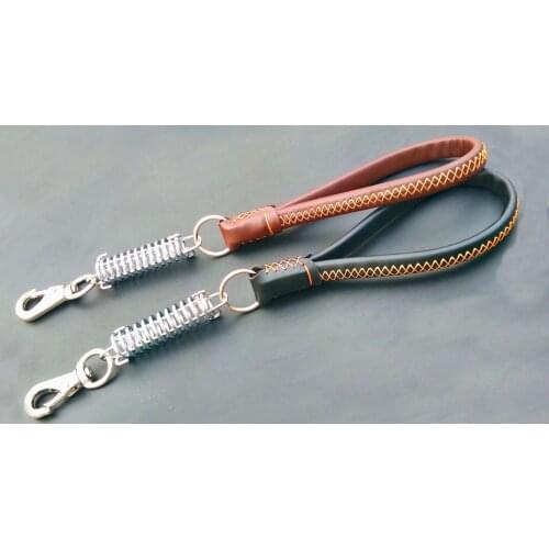 Explosion proof Dog PU High Quality Short Pet Leash Belt Traction Rope For Dogs Breed Accessories pet Walking Training