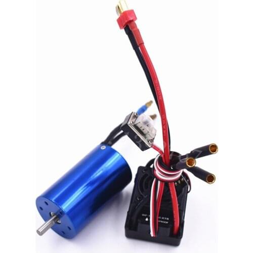 Waterproof ESC SBEC 60A 6V/3A Brushless Lipo NiMH 3660Motor 3300KV For 1/8 Scale Model Remote Control RC Car Plane WP-10BL60-RTR