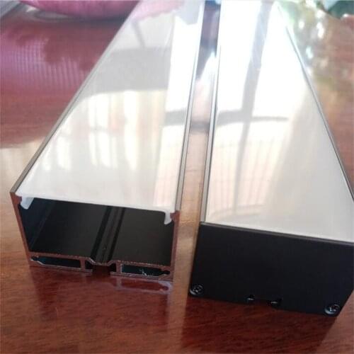 YANGMIN Free Shipping Large size aluminum profile housing Deep U type led aluminum profile channel for office suspending light