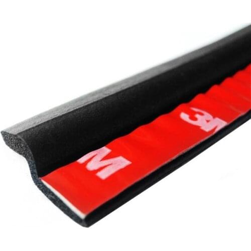 1M Car Door Sealing Strips Car Window Sealant Rubber Sticker Sunroof A/C-pillar Slot Sound Insulation Strip Dustproof Accessory