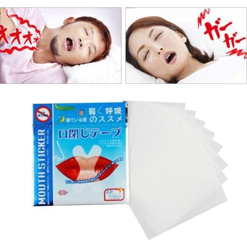 30pcs Anti Snoring Mouth Tape Sleep Strip Better Nose Breathing Improved Nighttime Sleeping Less Mouth Breathing Health Care