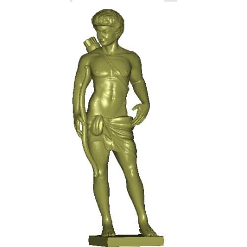 3D model relief stl format, 3D solid model sculpture,stone carving European man