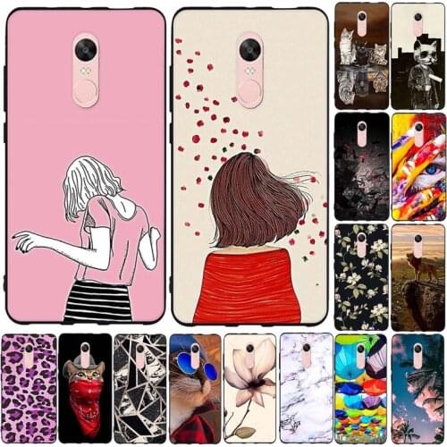 A 5.5'' For Xiaomi Redmi Note 4X Global Version Case Cover Painting Soft Silicone TPU Phone For Xiaomi Redmi Note 4 Cases Funda