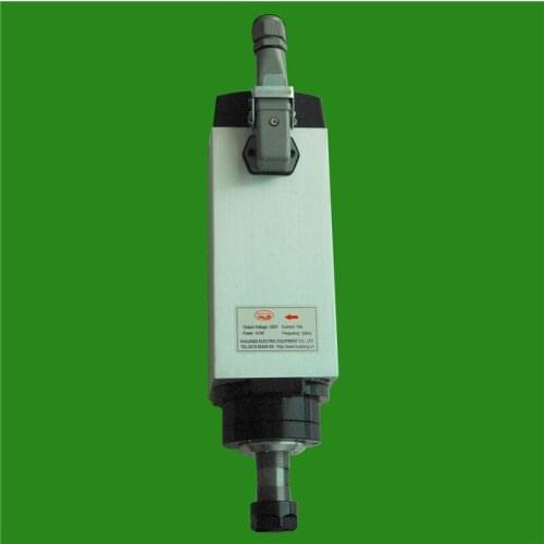 5HP 4KW 18000RPM ER20 Square Woodworking AC Spindle motor 4 bearings 89*98 220VAC 12A 300HZ air cooling CNC Router