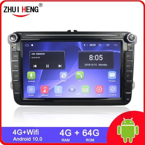 Android 10 2 din Car Radio GPS Multimedia Player For VW/Volkswagen/Golf/Passat/b7/b6/Skoda/Seat/Octavia/Polo/Tiguan Autoradio
