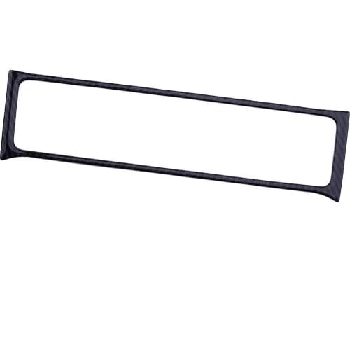 Car Carbon Fiber Console Air Vent Outlet Decor Cover Trim Black Decoration Bezel Fit For Ford Mustang 2009 2010 2011 2012 2013