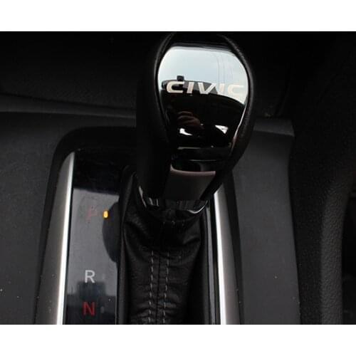 Car Accessories Gear Shift Knob Sequins Cover Case for Honda CIVIC 2020 2019 2018 2017 2016 carstyling