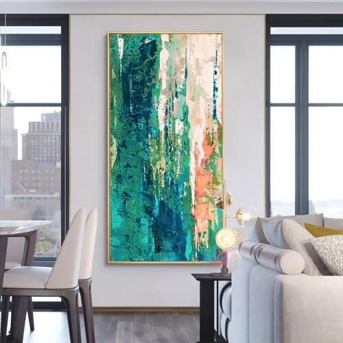 MUYA large abstract painting decor hand painted canvas oil painting decorative modern paintings wall pictures for living room