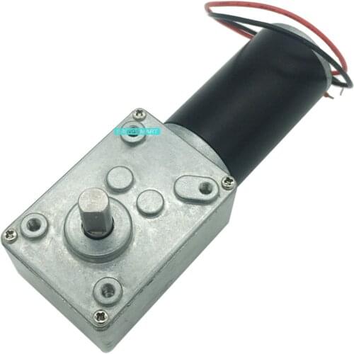 Bringsmart A58SW31ZY 24V DC Motor 12V High Torque Micro Electric Motor 5-470rpm Reversed And Self-Locking For Curtain Machine