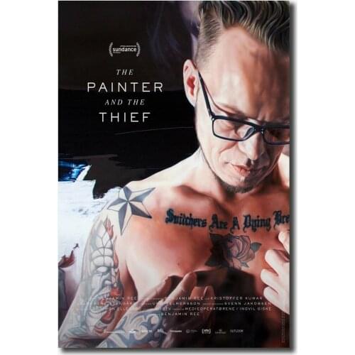 D0350 The Painter and the Thief Movie Silk Fabric Poster Art Decor Indoor Painting Gift