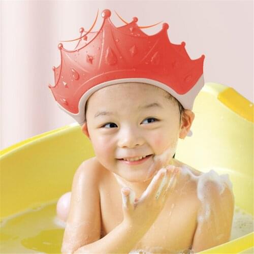 Baby Kids Bath Cap Visor Hat Shower Shampoo Protect Eye Ears Hair Wash Shield Waterproof Splashguard for Children