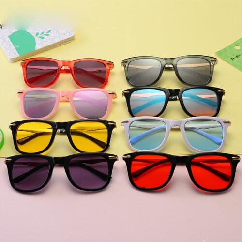 Kids sunglasses slim frame Golden leg UV400 Cute sun glasses boys&girls 2019 Arrived new Protect Ray eyewear Child 3-9 year n269