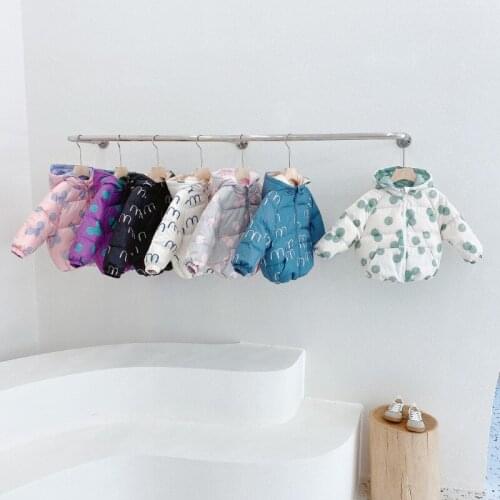 Cartoon Childrens Down Jacket Short Boys and Girls Clothes Winter Warm Down Jacket Winter Coat forBaby Girl CHD20238