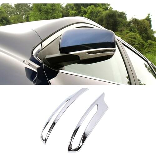For Renault Kadjar 2015-2019 Chrome Side Rear View Mirror Cover Trim Bezel Cover Trim Exterior Styling Modify Car Refit
