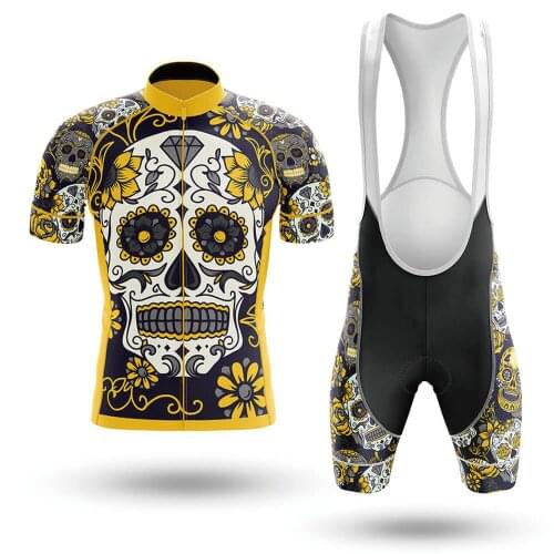 Cycling Set Summer Men Outdoor Sports Cycling jersey kit Clothing Quick Dry Bike Clothes Breathable MTB Bicycle