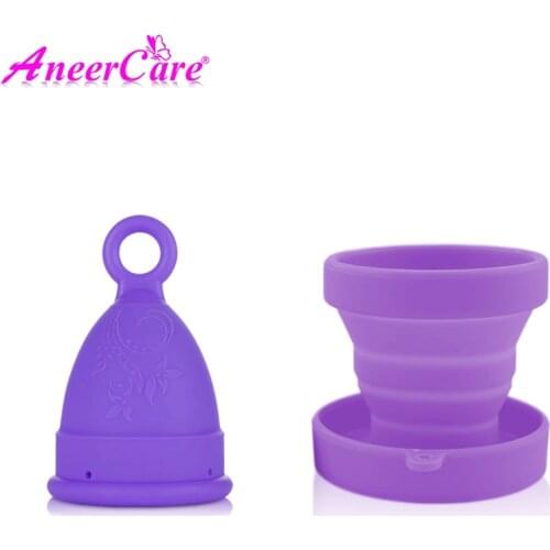Medical Grade Silicone Menstrual Cup Ladies Menstrual Collection Safe Ladies Sterilization Cup Feminine Hygiene Products
