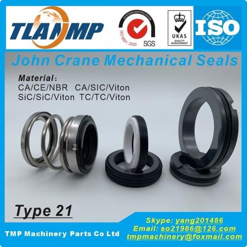 Type 21-2" J-Crane TLANMP Mechanical Seals | Type 21-2 inches Elastomer Bellows Seal for Shaft Size 2" Pumps