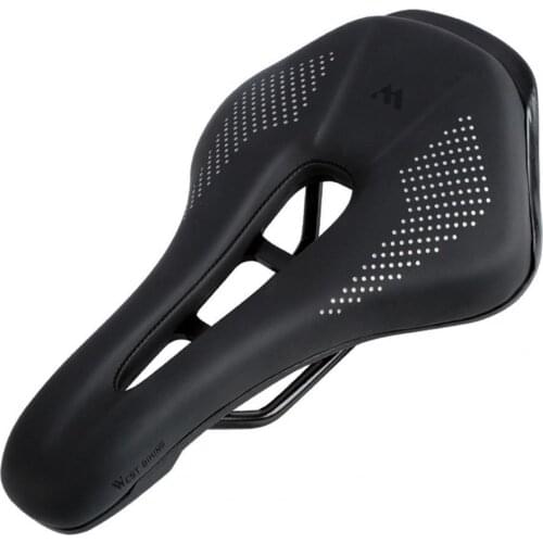 Fashion Seat Lightweight Cushion Breathable Comfortable Soft Saddle Comfy Hollow Bicycle Saddle Easy To Clean for Cycling