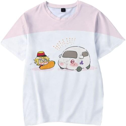 New Listing 3D Anime Pui Pui Molcar/Guinea pigs T-shirt Men Women Casual Kids t shirt Summer Hip Hop Boys Girls White Tees Tops