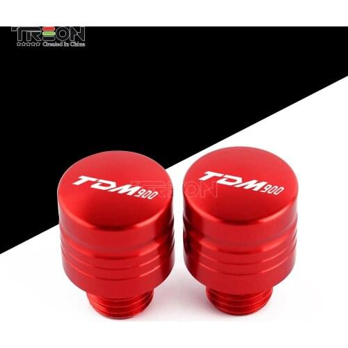 For YAMAHA TDM 900 TDM900 2004-2014 2015 2Pcs Universal Motorcycle CNC Aluminum M10X1.25 Mirror Hole Plug Screw