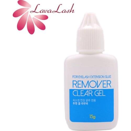1 bottle Clear Gel Remover Wholesale Price Eyelash Extensions 15ml Original Korea makeups tools Eyelash Shop Fake Eyelashes